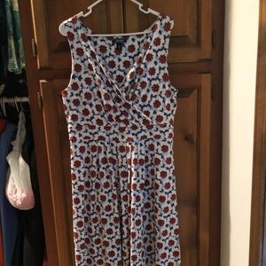 Fit n flare dress by Lands End